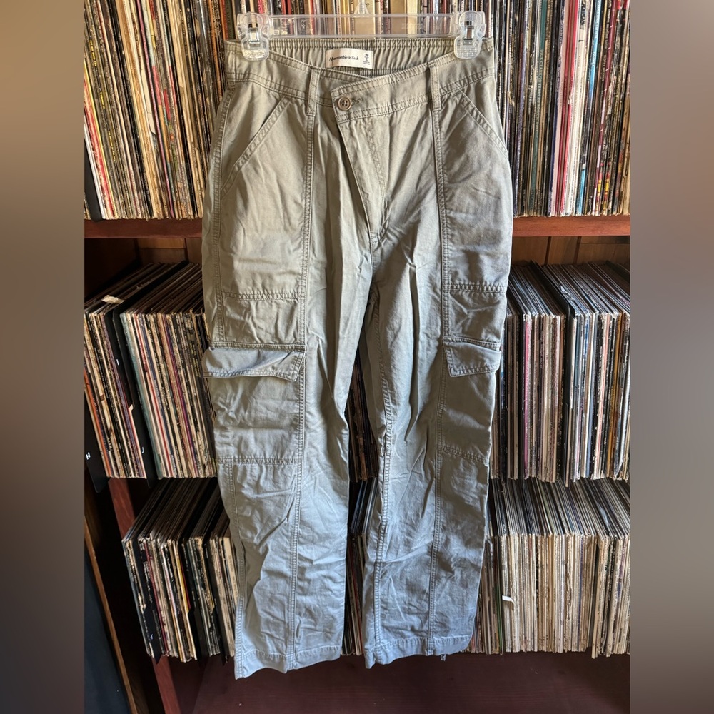 Abercrombie green cargo pants